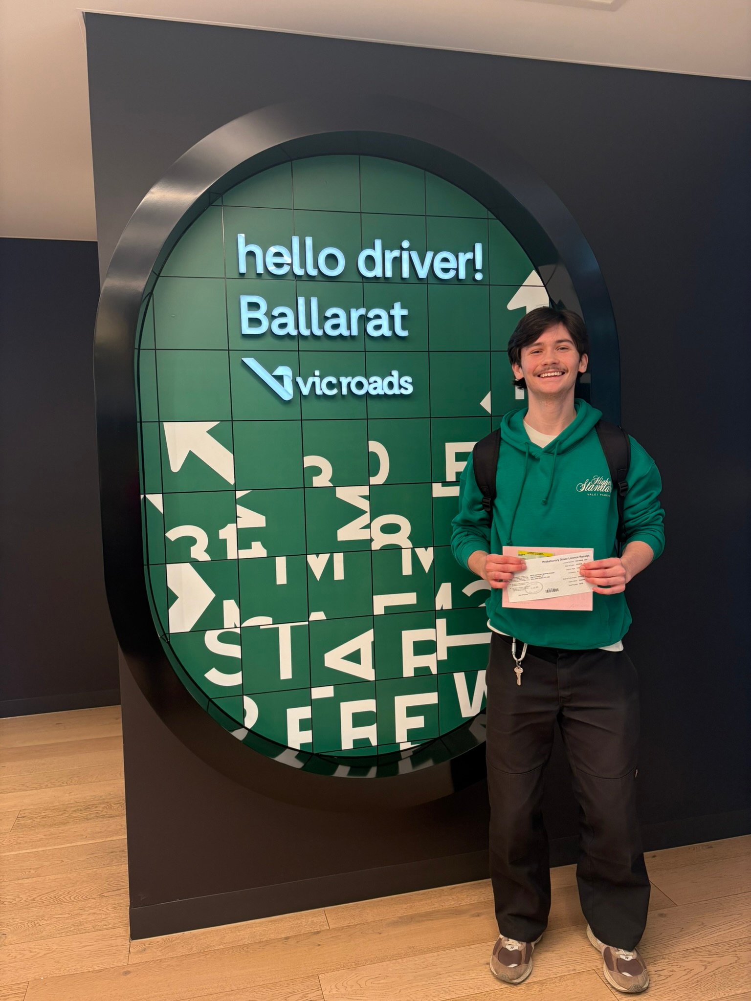 Successful Ezy Keys driving student
